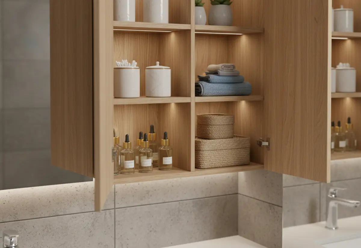 Idées rangement salle de bain : solutions pratiques pour maximiser chaque centimètre