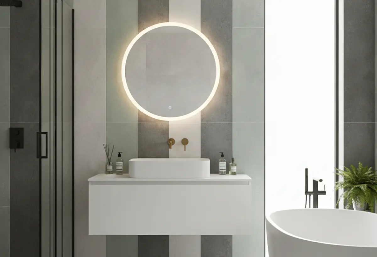 Carrelage mural salle de bain : choix, tendances et comparaison avec le papier peint