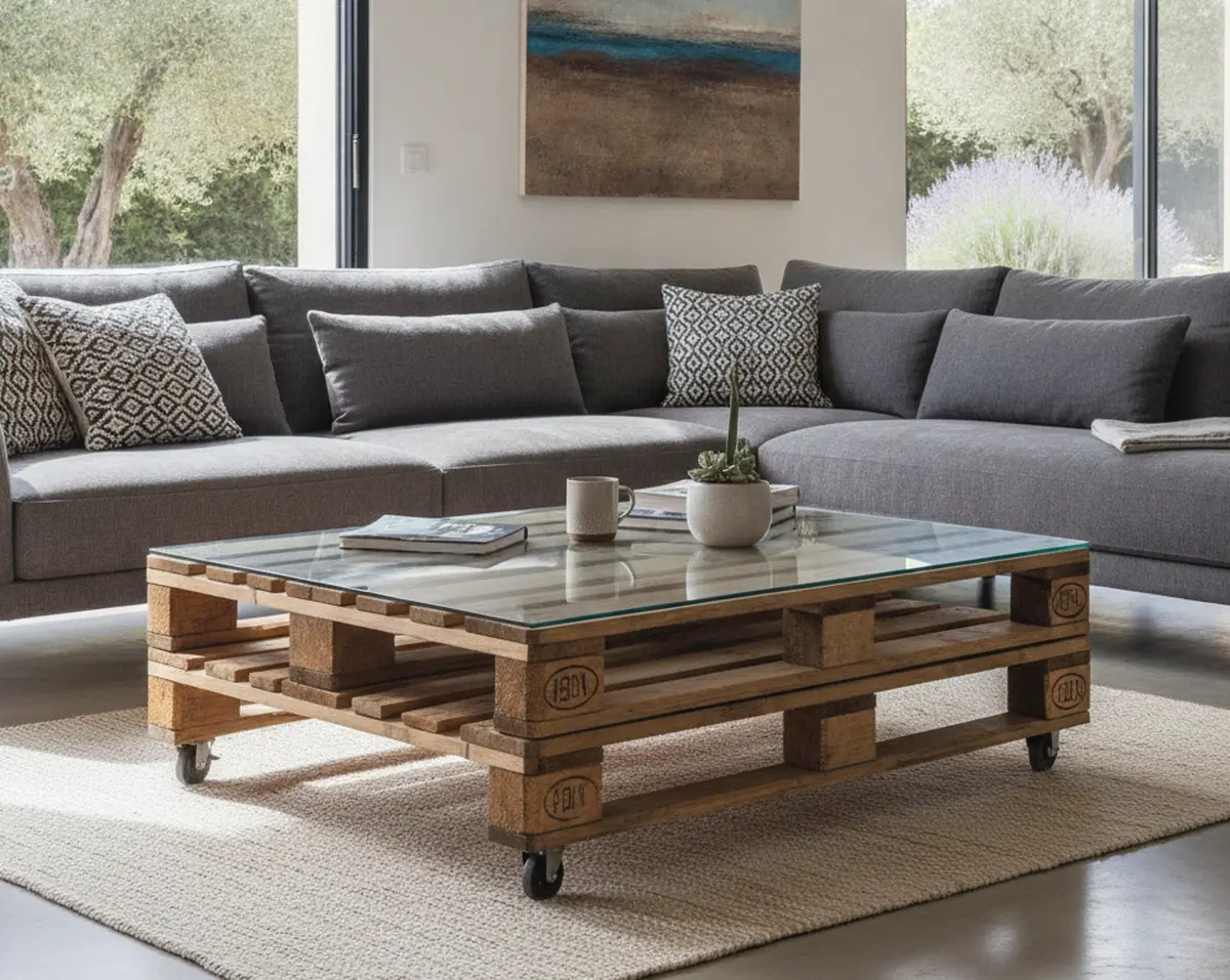 Comment fabriquer une table basse en palette de bois : tutoriel étape par étape